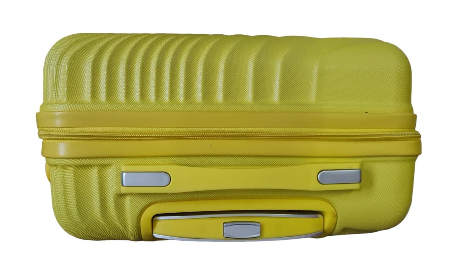 Lys Maleta Rígida Barata Tamaño mediano 616 Material ABS  Ligera Medidas 65x42x26 cms color Amarillo - Imagen 9