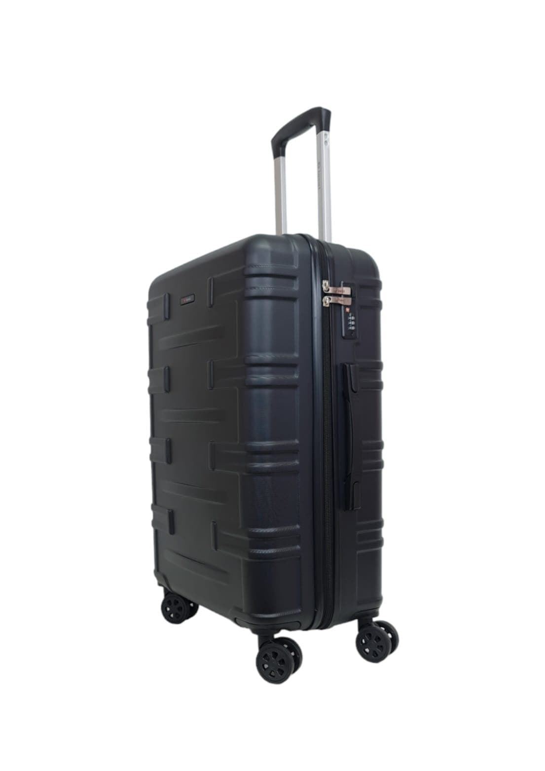 Maleta BZ5674  Mediana 65x41x25 cms Ligera Barata Material ABS color Negro - Imagen 2