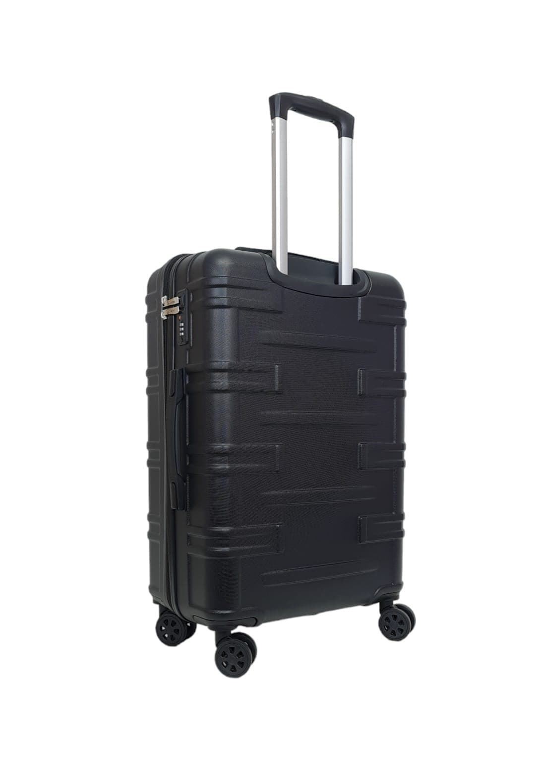Maleta BZ5674  Mediana 65x41x25 cms Ligera Barata Material ABS color Negro - Imagen 4