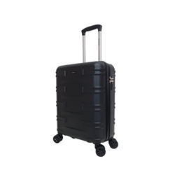 Maleta BZ5674 Tamaño Cabina Medidas 55x39x20cms Ligera Barata Material ABS color Negro - Imagen 2