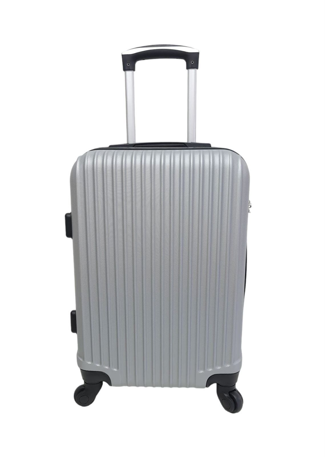 Maleta EXE Cabina 55x38x20cms Ligera Barata Material ABS color Gris Plata - Imagen 1