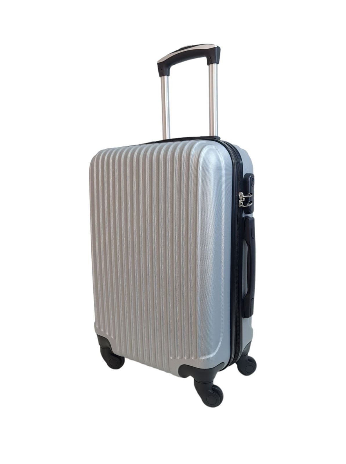 Maleta EXE Cabina 55x38x20cms Ligera Barata Material ABS color Gris Plata - Imagen 2