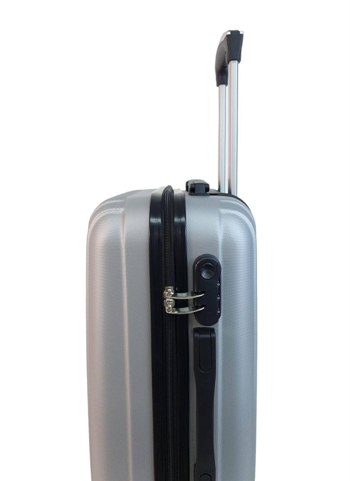 Maleta EXE Cabina 55x38x20cms Ligera Barata Material ABS color Gris Plata - Imagen 6