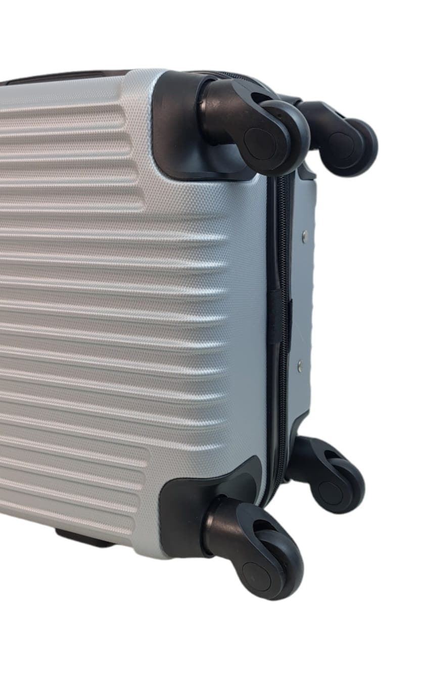 Maleta EXE Cabina 55x38x20cms Ligera Barata Material ABS color Gris Plata - Imagen 10