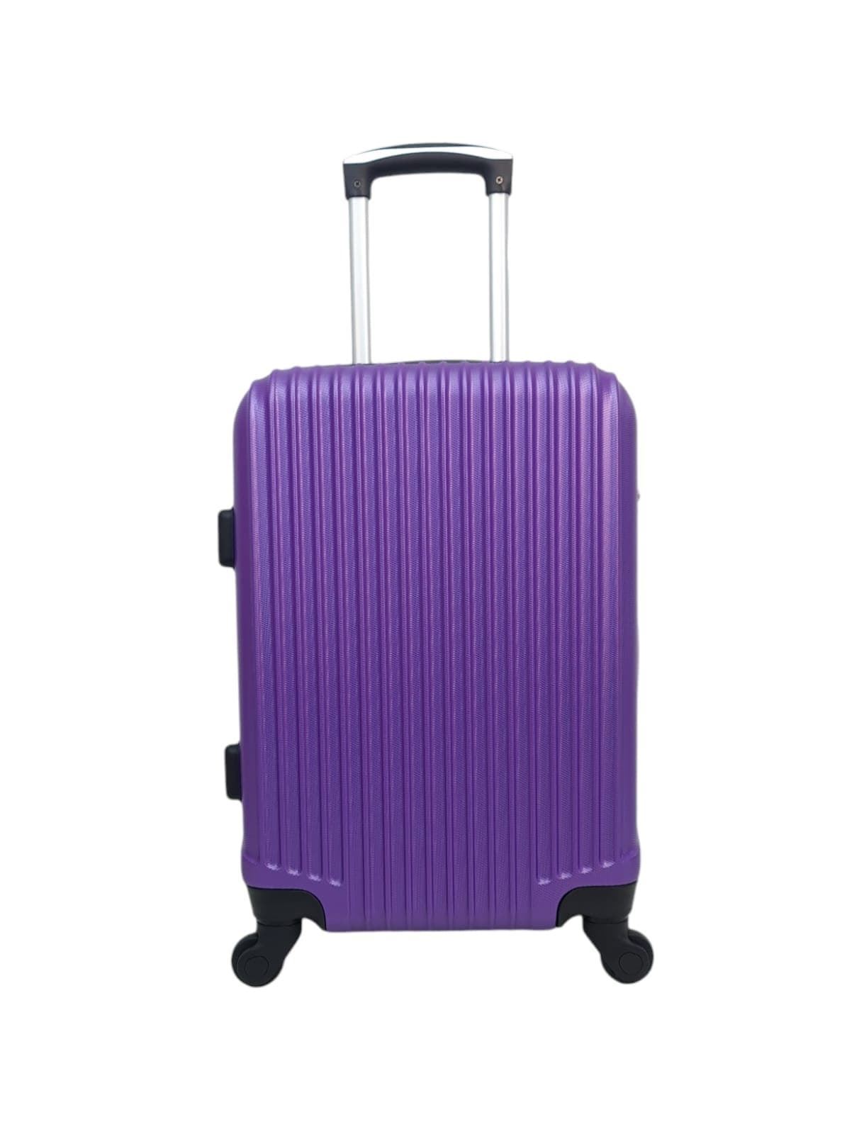 Maleta EXE Cabina 55x38x20cms Ligera Barata Material ABS color Morado - Imagen 1
