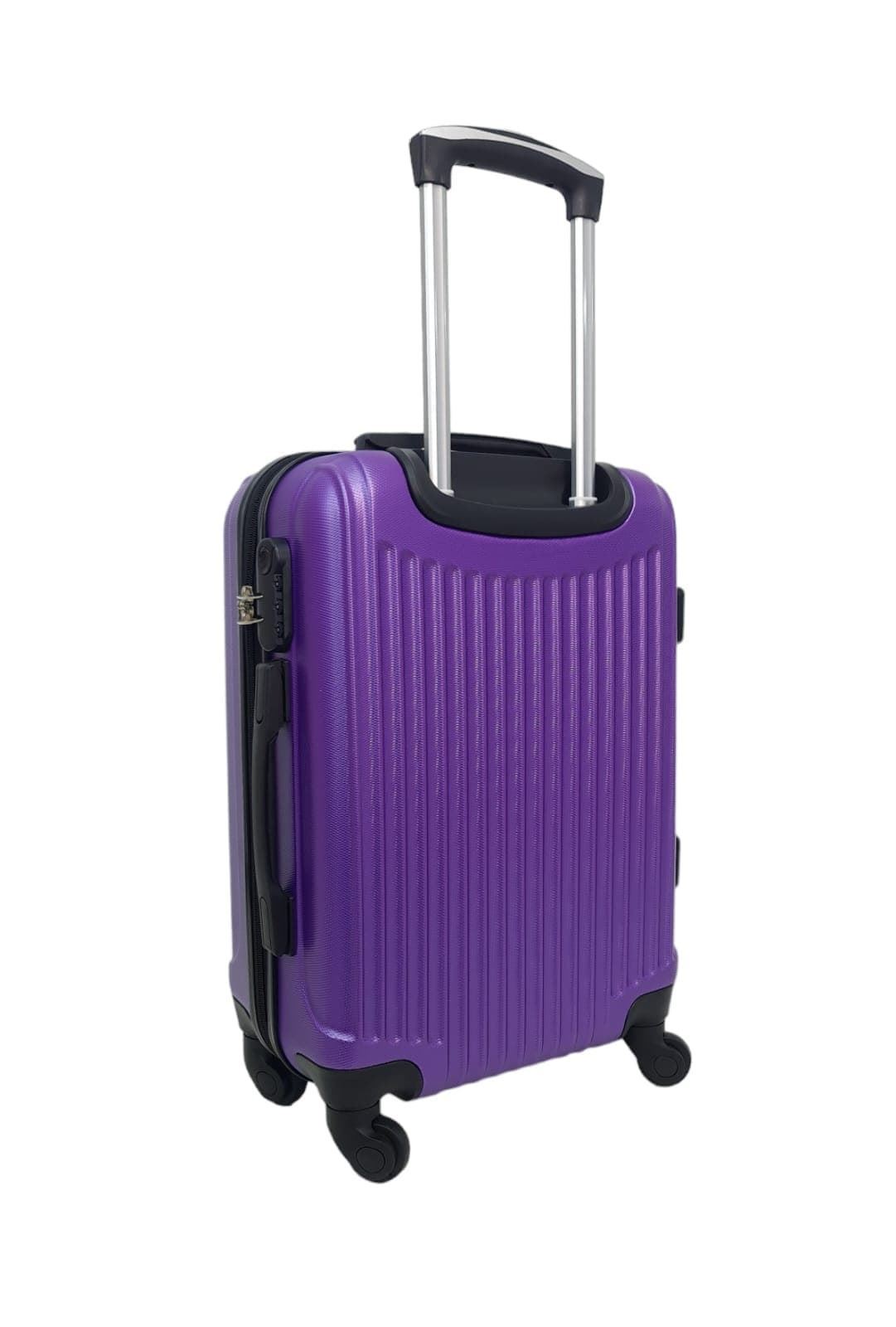 Maleta EXE Cabina 55x38x20cms Ligera Barata Material ABS color Morado - Imagen 4