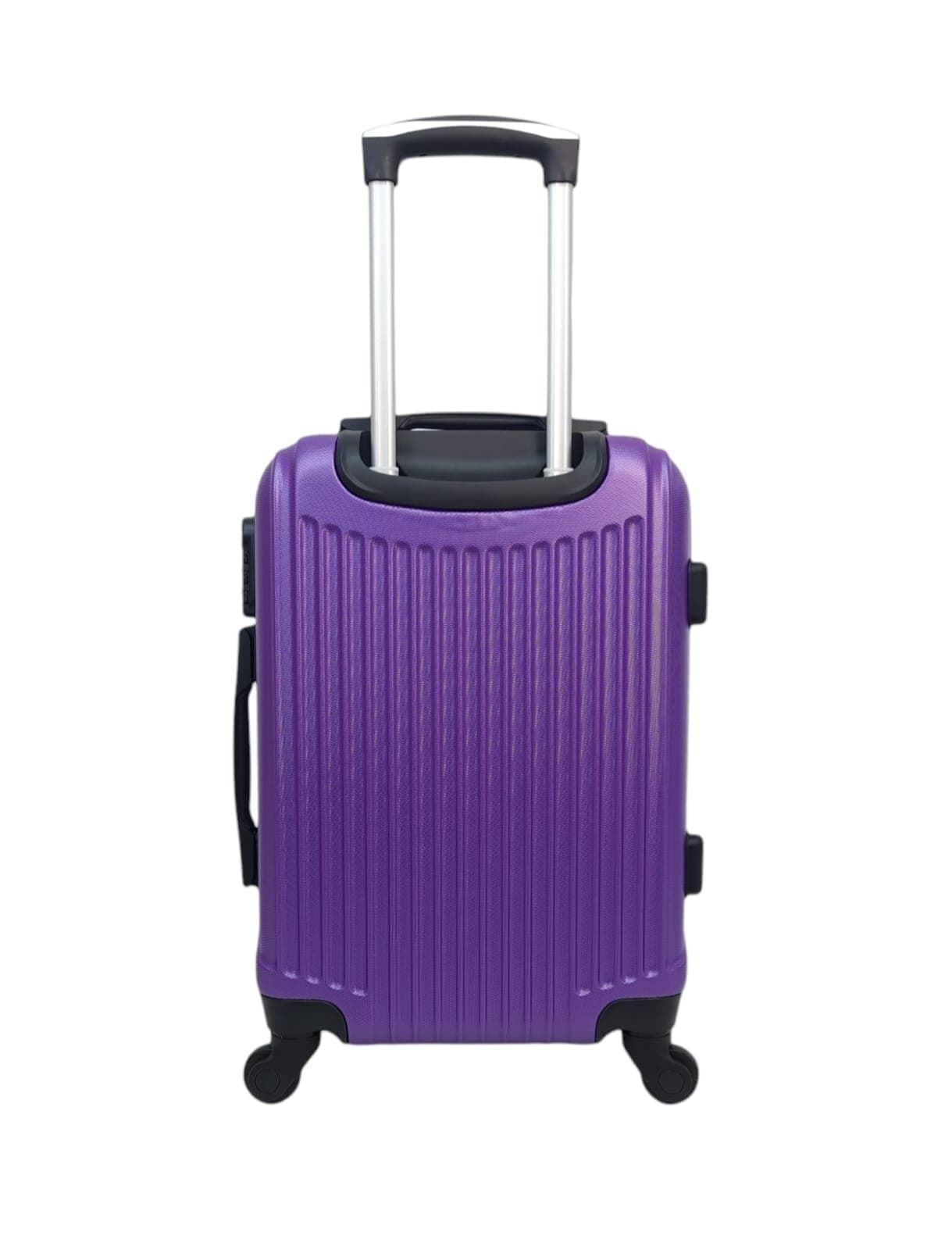 Maleta EXE Cabina 55x38x20cms Ligera Barata Material ABS color Morado - Imagen 5