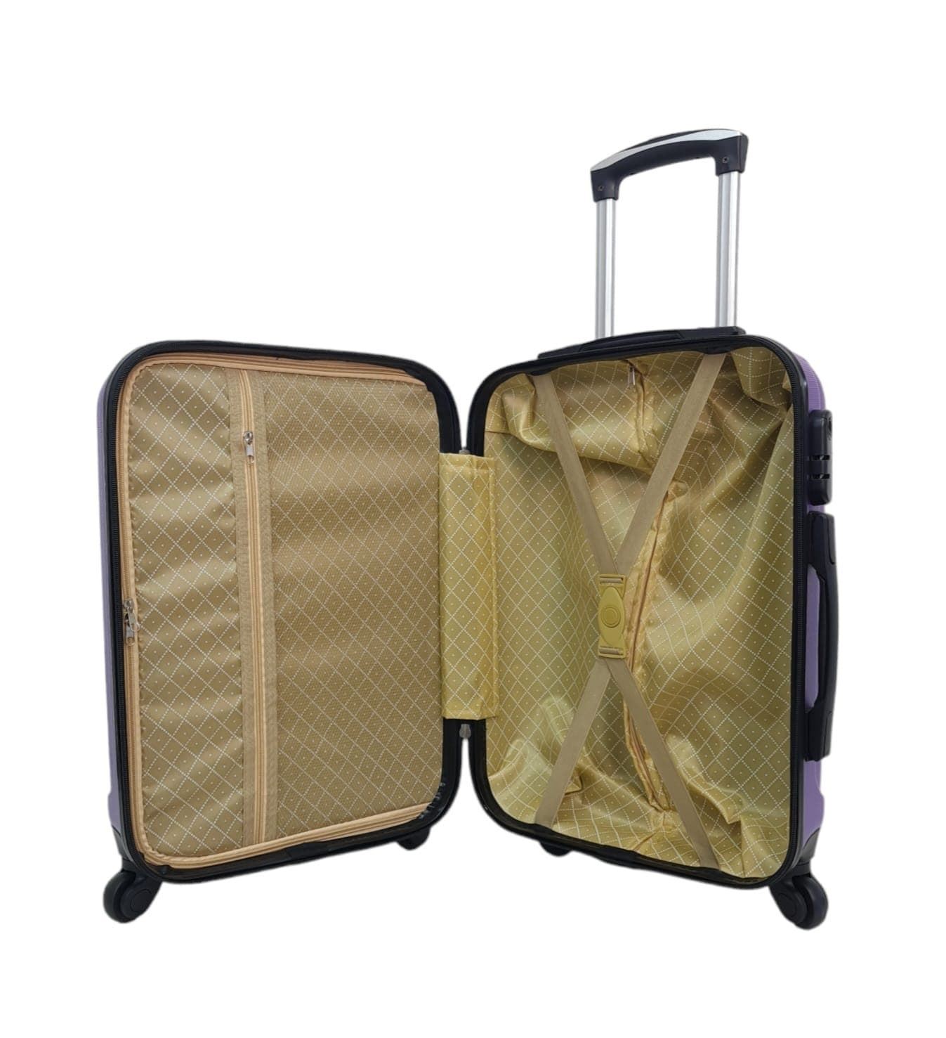 Maleta EXE Cabina 55x38x20cms Ligera Barata Material ABS color Morado - Imagen 8