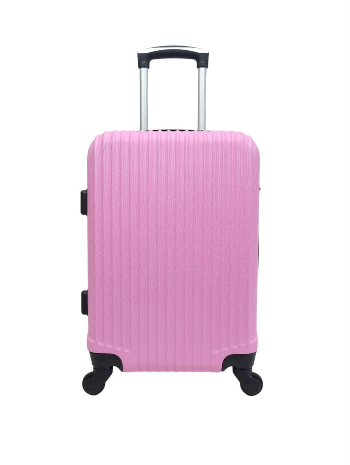 Maleta EXE Cabina 55x38x20cms Ligera Barata Material ABS color Rosa - Imagen 1