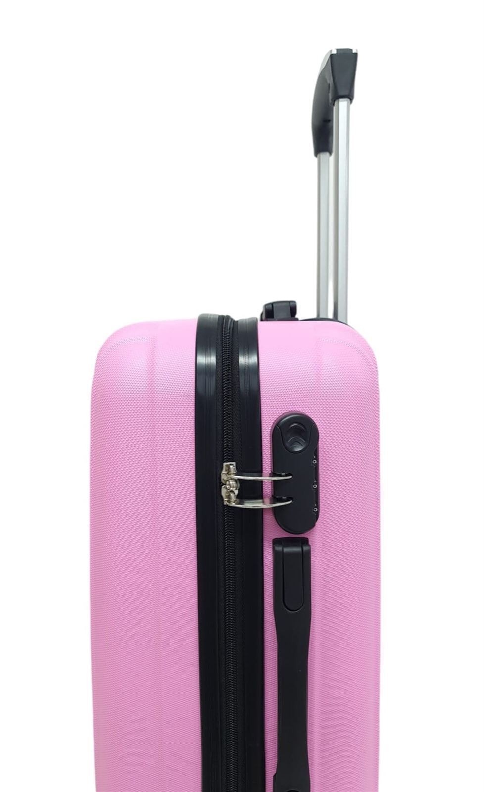 Maleta EXE Cabina 55x38x20cms Ligera Barata Material ABS color Rosa - Imagen 4