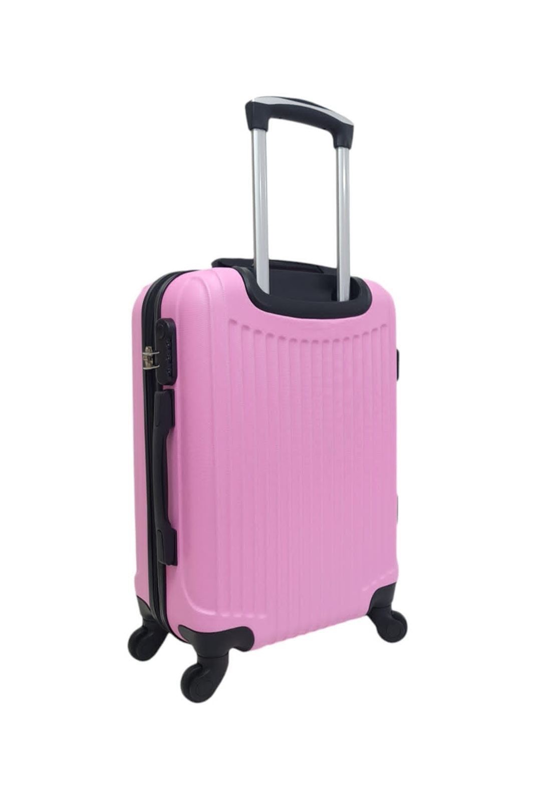 Maleta EXE Cabina 55x38x20cms Ligera Barata Material ABS color Rosa - Imagen 5