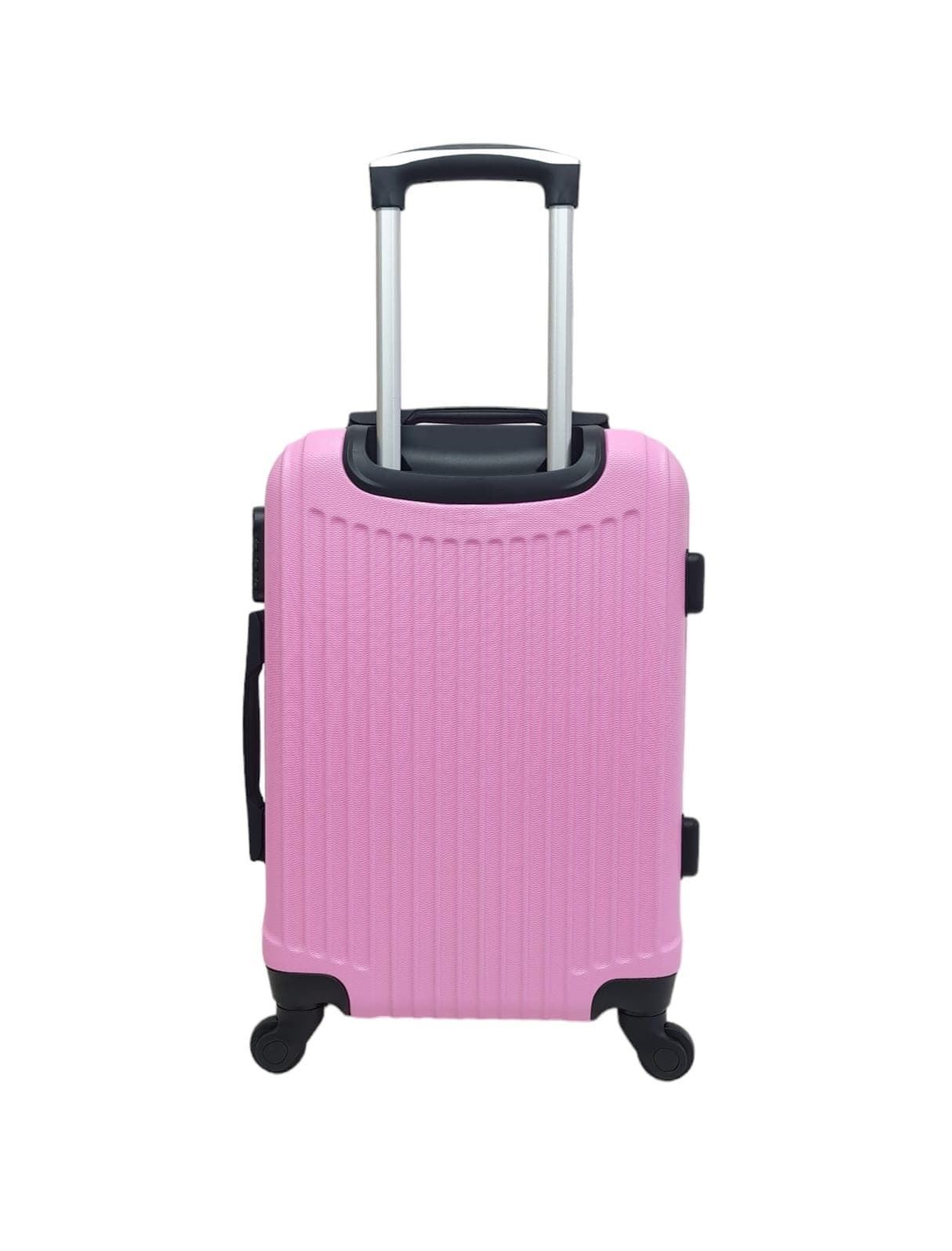 Maleta EXE Cabina 55x38x20cms Ligera Barata Material ABS color Rosa - Imagen 6
