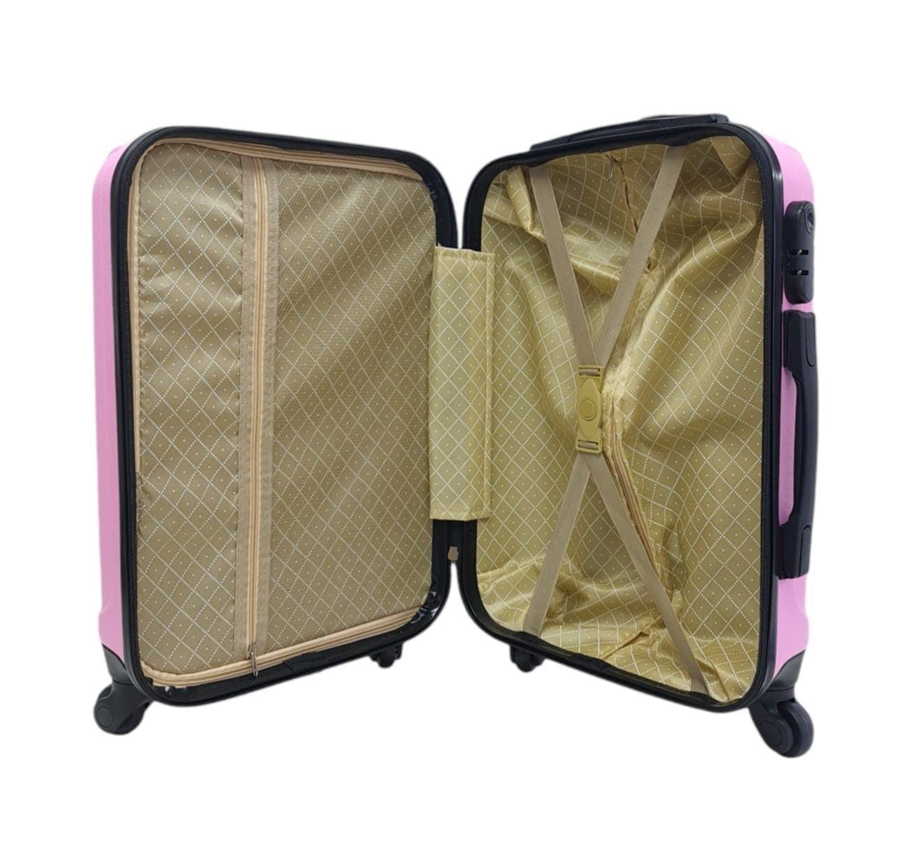 Maleta EXE Cabina 55x38x20cms Ligera Barata Material ABS color Rosa - Imagen 9