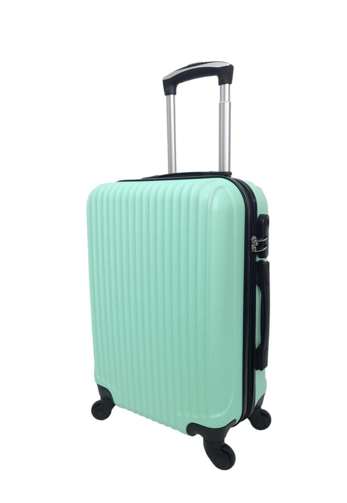Maleta EXE Cabina Medidas 55x38x20cms Ligera Barata Material ABS color Verde Claro - Imagen 2