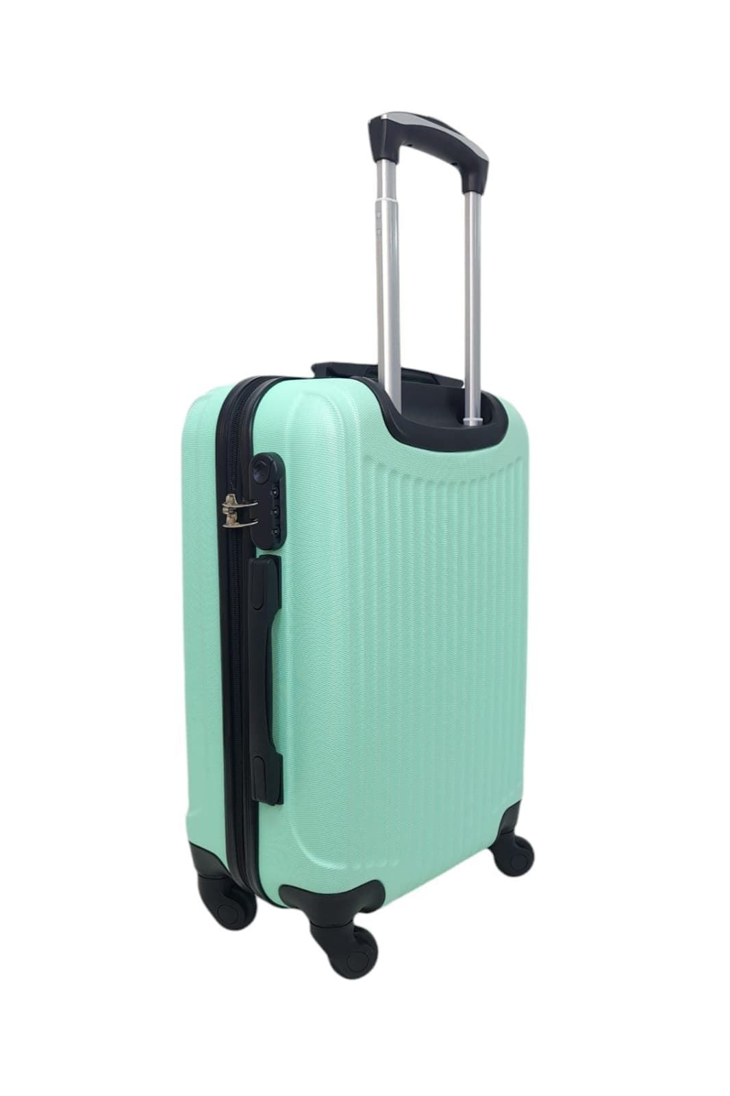 Maleta EXE Cabina Medidas 55x38x20cms Ligera Barata Material ABS color Verde Claro - Imagen 5