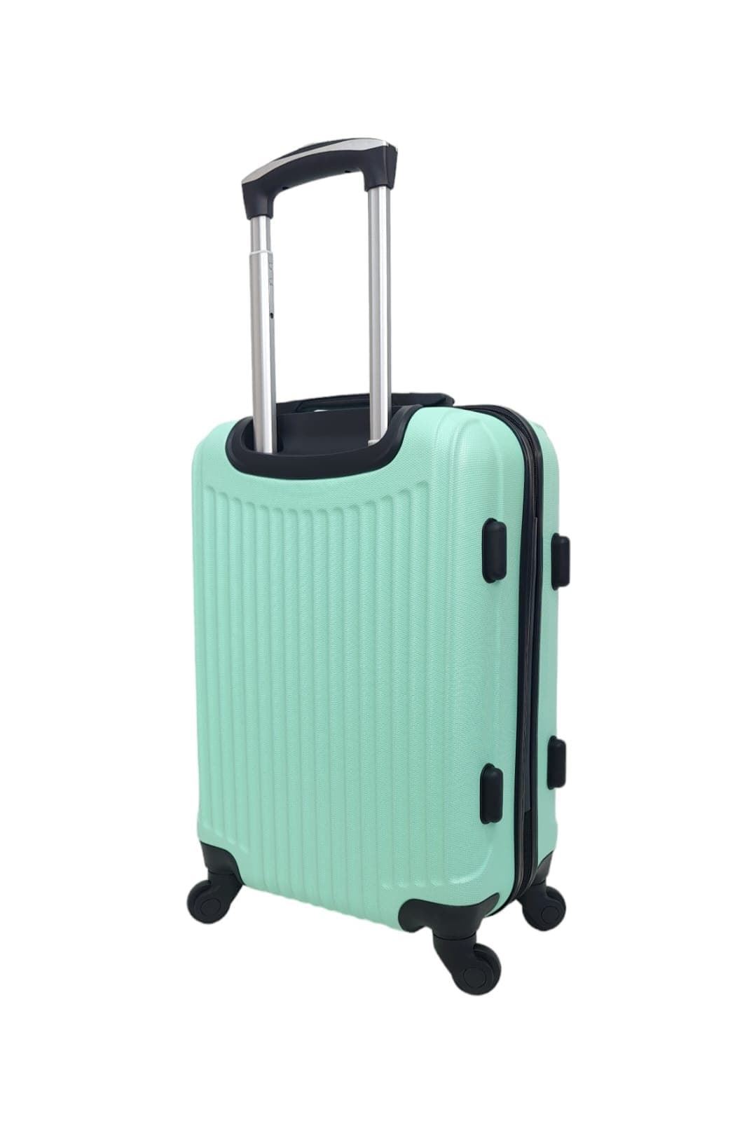 Maleta EXE Cabina Medidas 55x38x20cms Ligera Barata Material ABS color Verde Claro - Imagen 7