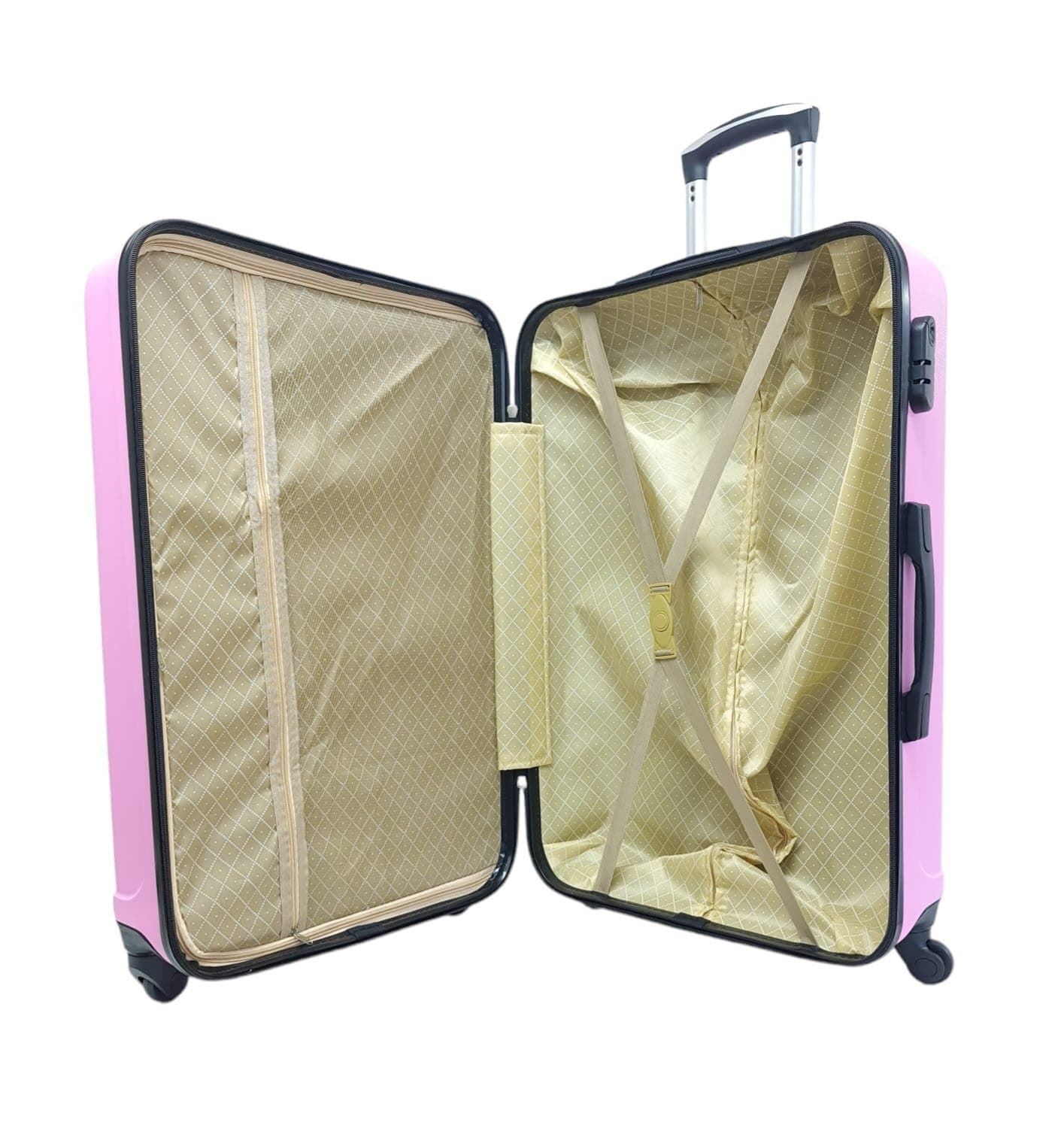 Maleta EXE Grande 75x44x29cms Ligera Barata Material ABS color Rosa - Imagen 5