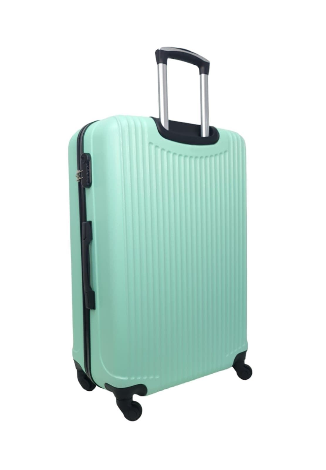 Maleta EXE Grande 75x44x29cms Ligera Barata Material ABS color Verde claro - Imagen 3