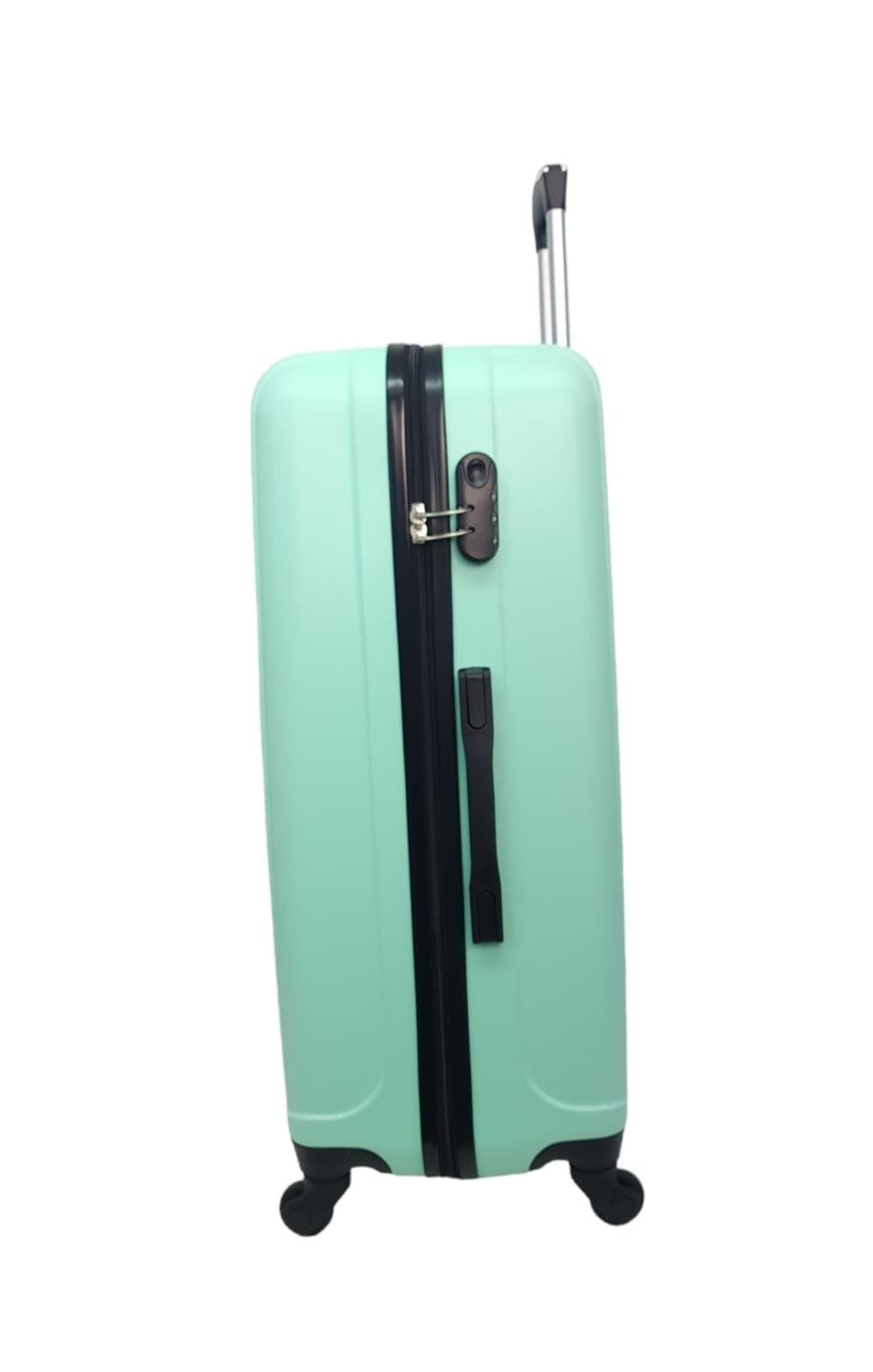 Maleta EXE Grande 75x44x29cms Ligera Barata Material ABS color Verde claro - Imagen 6