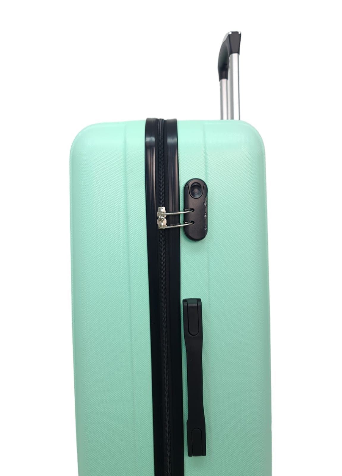 Maleta EXE Grande 75x44x29cms Ligera Barata Material ABS color Verde claro - Imagen 8