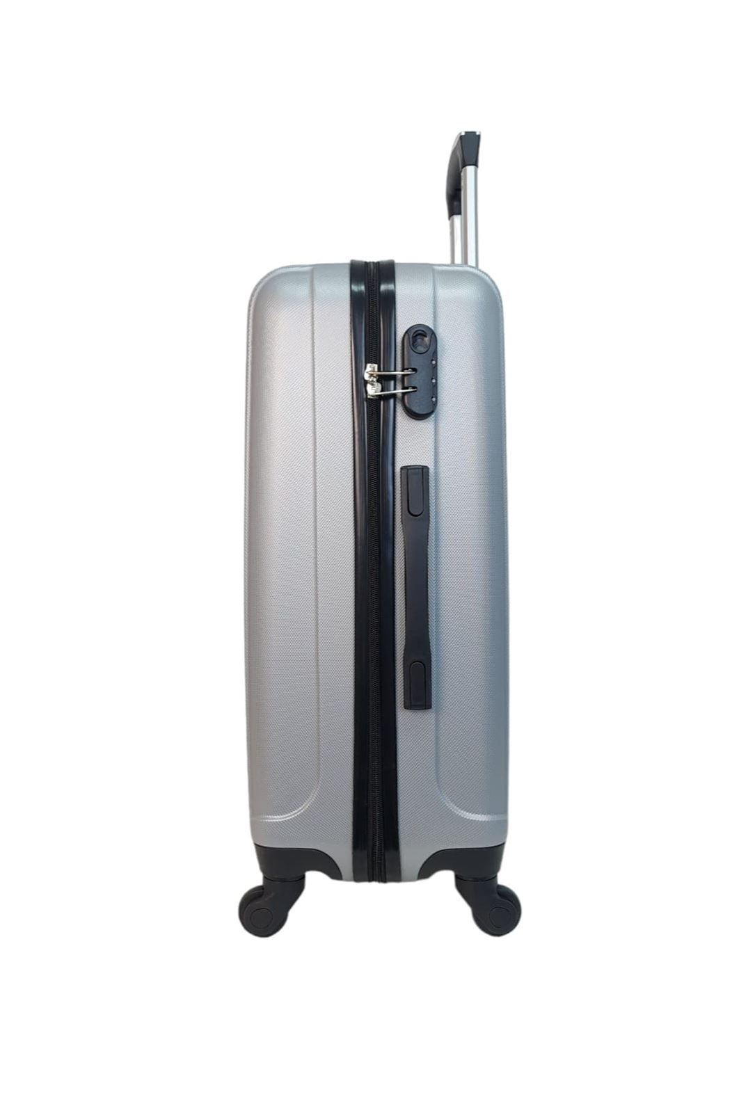 Maleta EXE Mediana 64x40x25cms Ligera Barata Material ABS color Gris Plata - Imagen 3