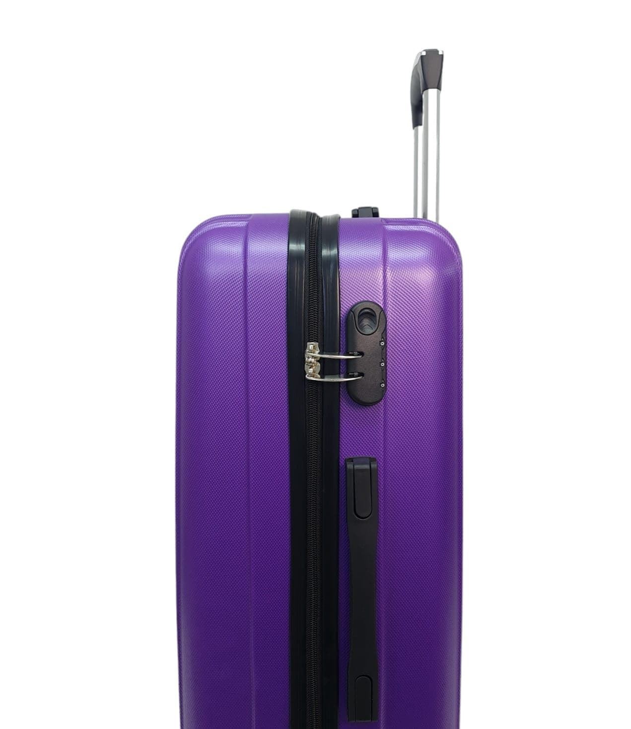 Maleta EXE Mediana 64x40x25cms Ligera Barata Material ABS color Morado - Imagen 5