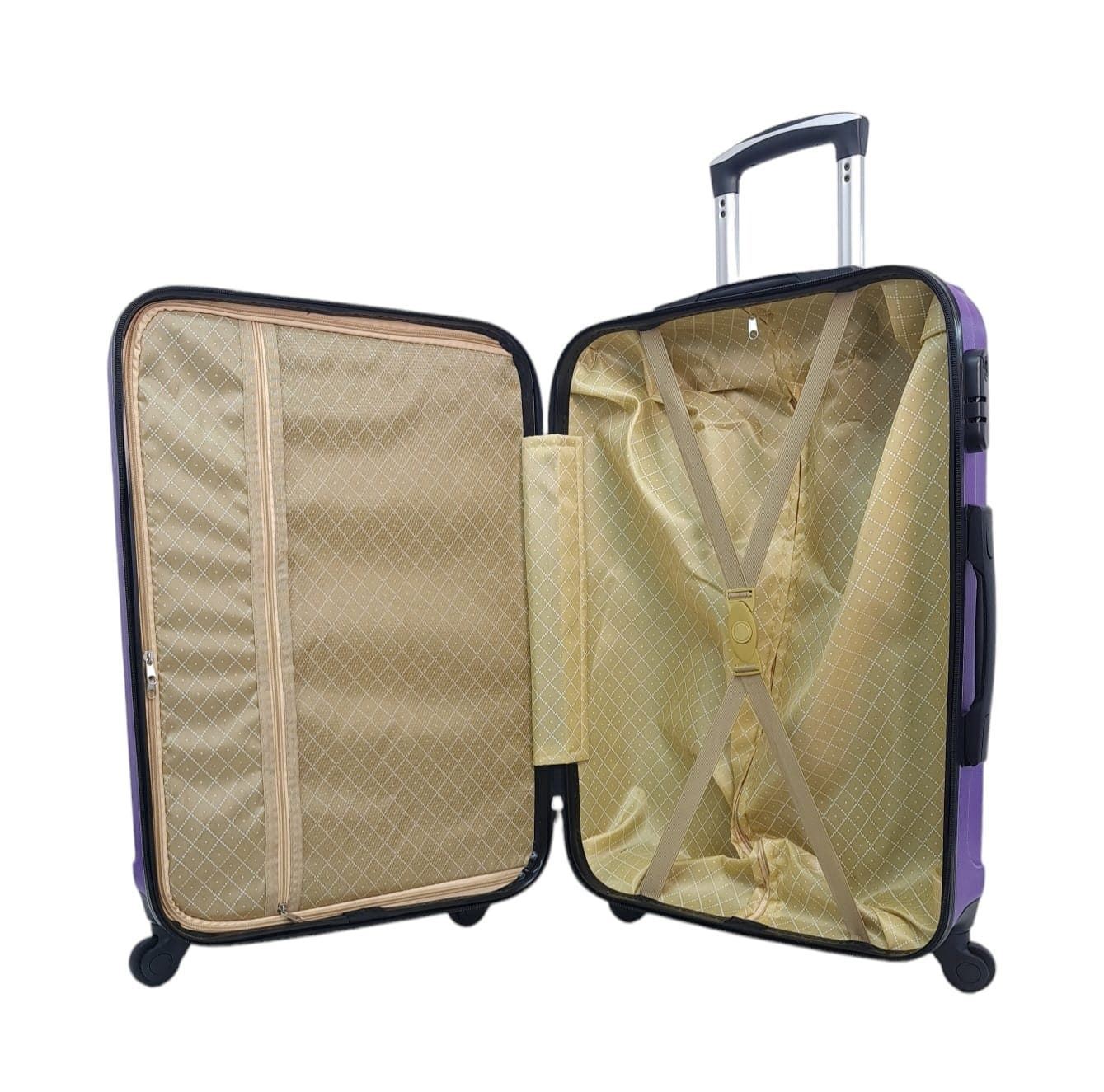 Maleta EXE Mediana 64x40x25cms Ligera Barata Material ABS color Morado - Imagen 8