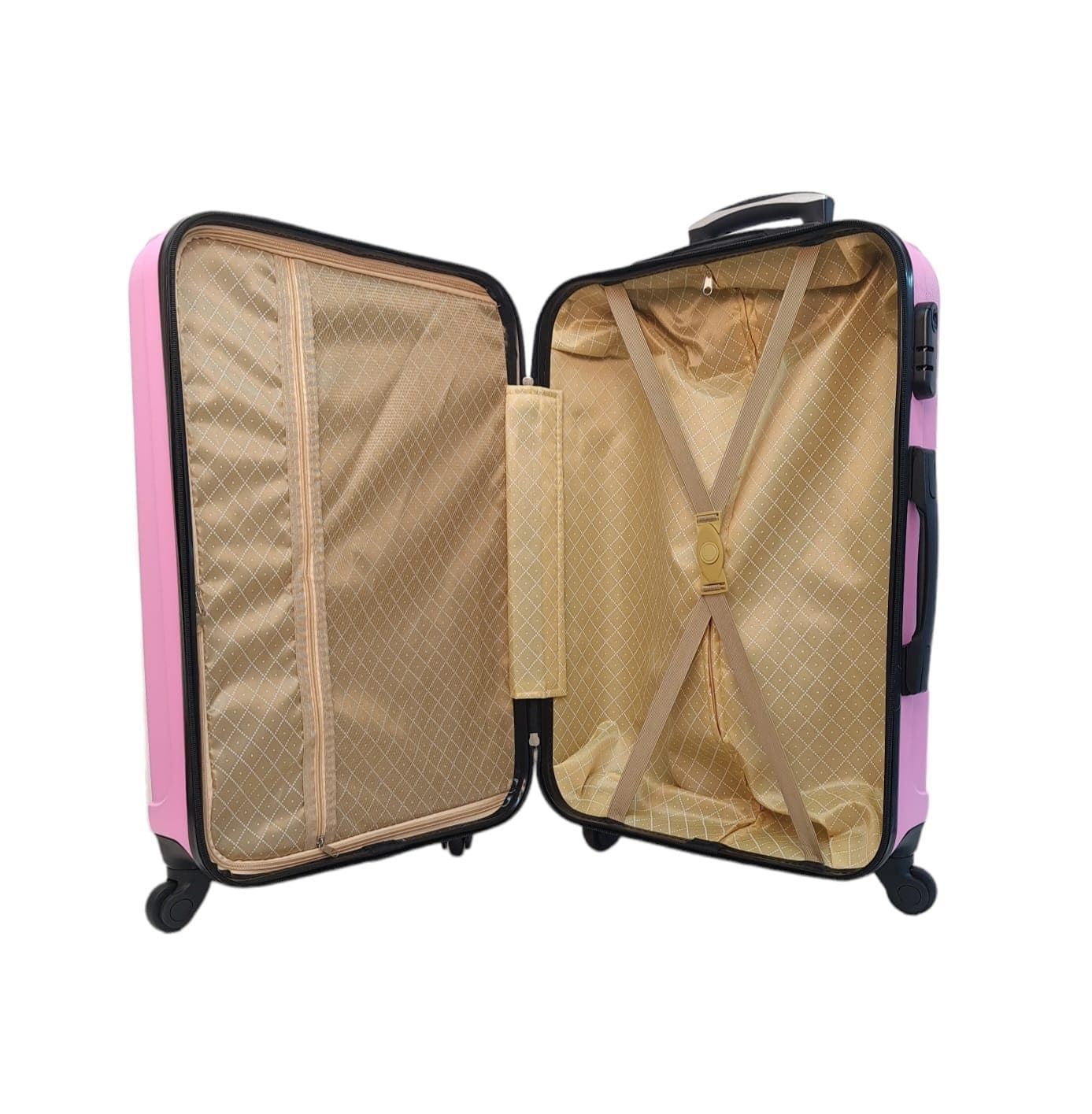 Maleta EXE Mediana 64x40x25cms Ligera Barata Material ABS color Rosa - Imagen 11