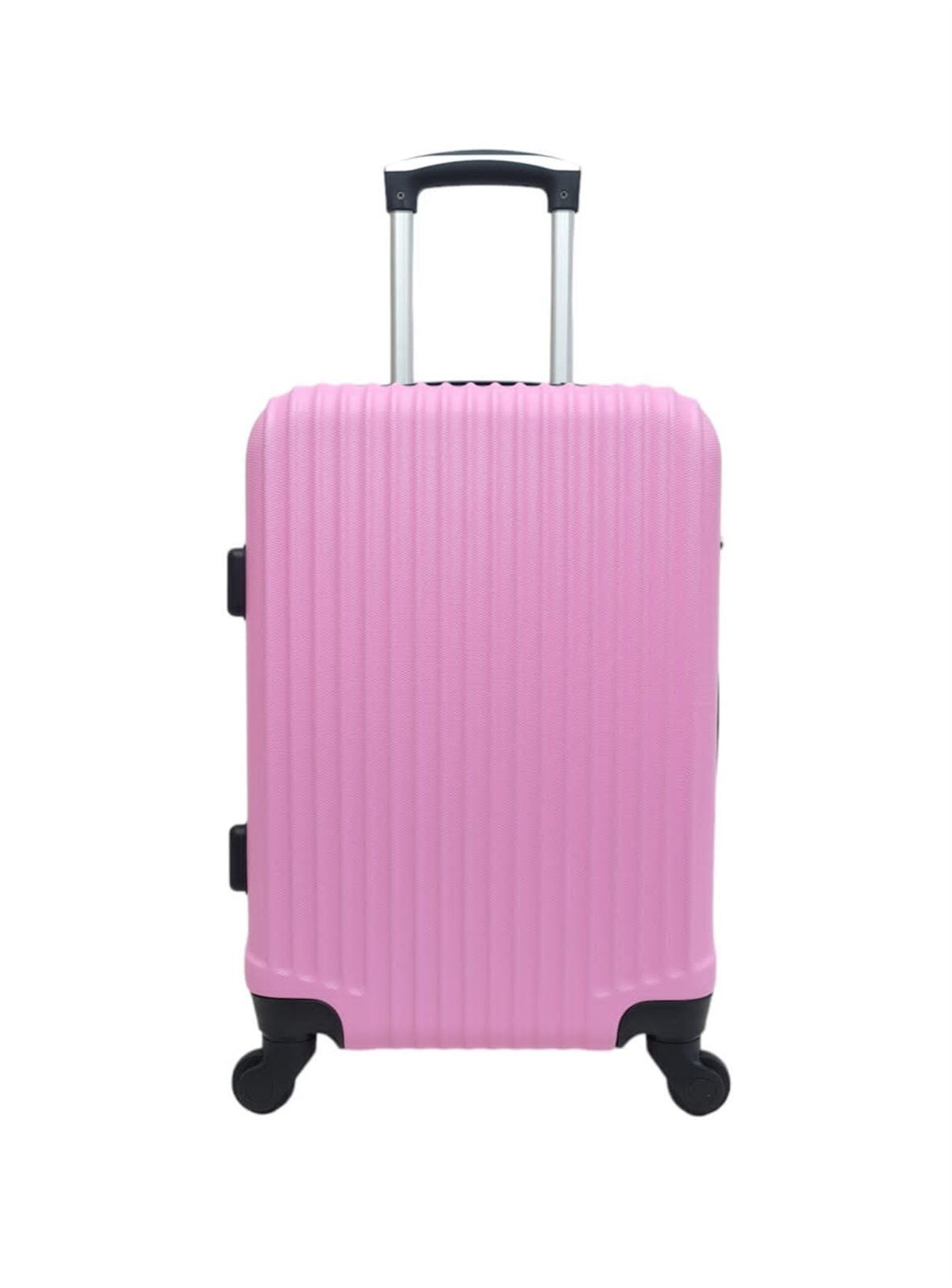 Maleta EXE Mediana 64x40x25cms Ligera Barata Material ABS color Rosa - Imagen 12