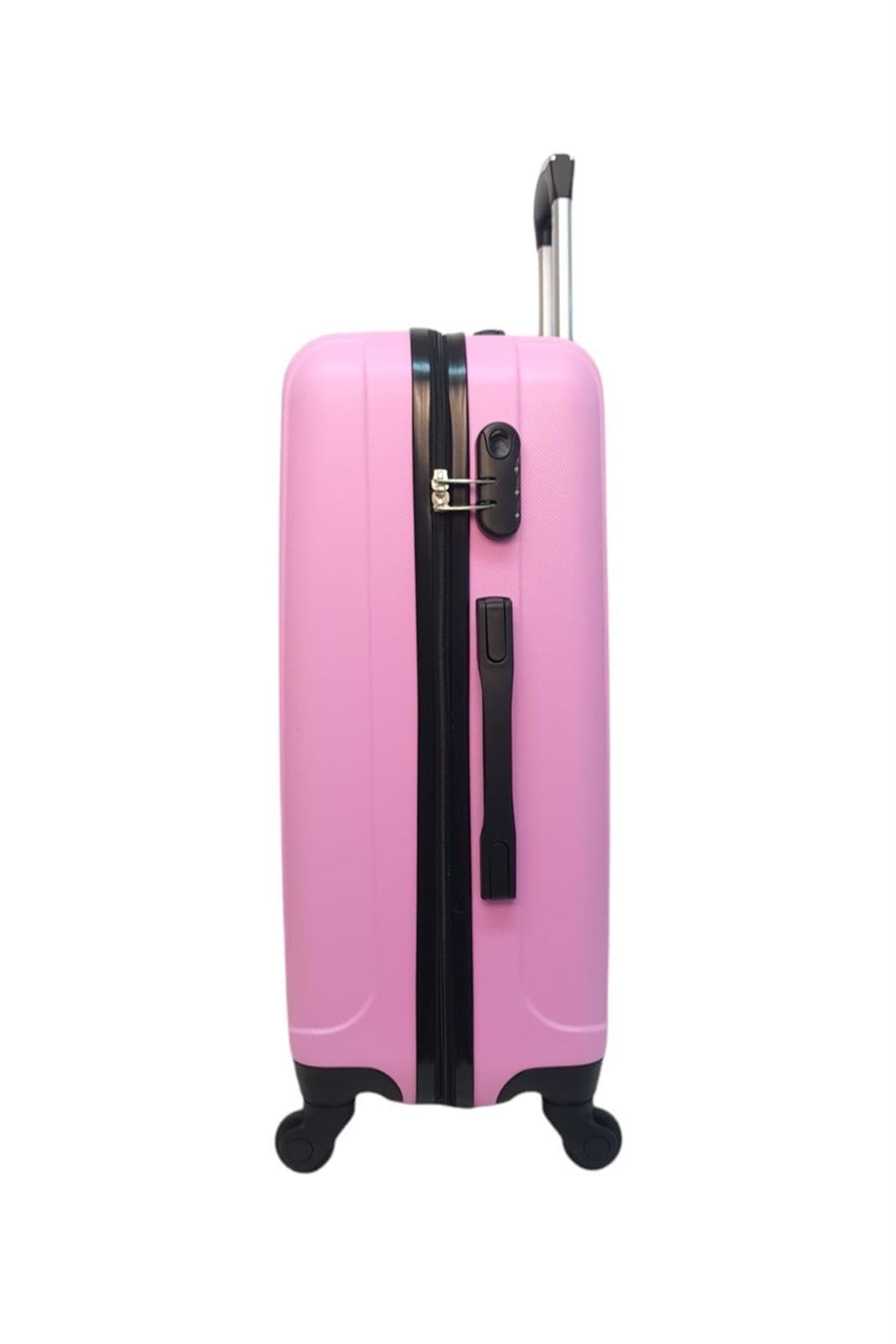 Maleta EXE Mediana 64x40x25cms Ligera Barata Material ABS color Rosa - Imagen 3