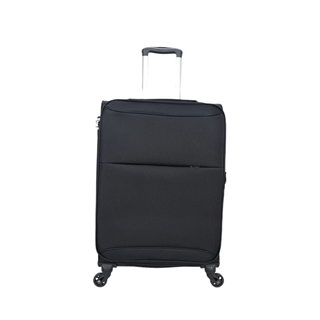 Maleta Light 8018  Mediana 65x43x25/30cms Ligera Expandible Barata Material Nylon color Negro - Imagen 1