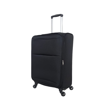 Maleta Light 8018  Mediana 65x43x25/30cms Ligera Expandible Barata Material Nylon color Negro - Imagen 2