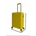 Maleta Rígida Barata 5687 Tamaño cabina Ligera Material ABS Medidas 55x38x20 cms color Amarillo - Imagen 2