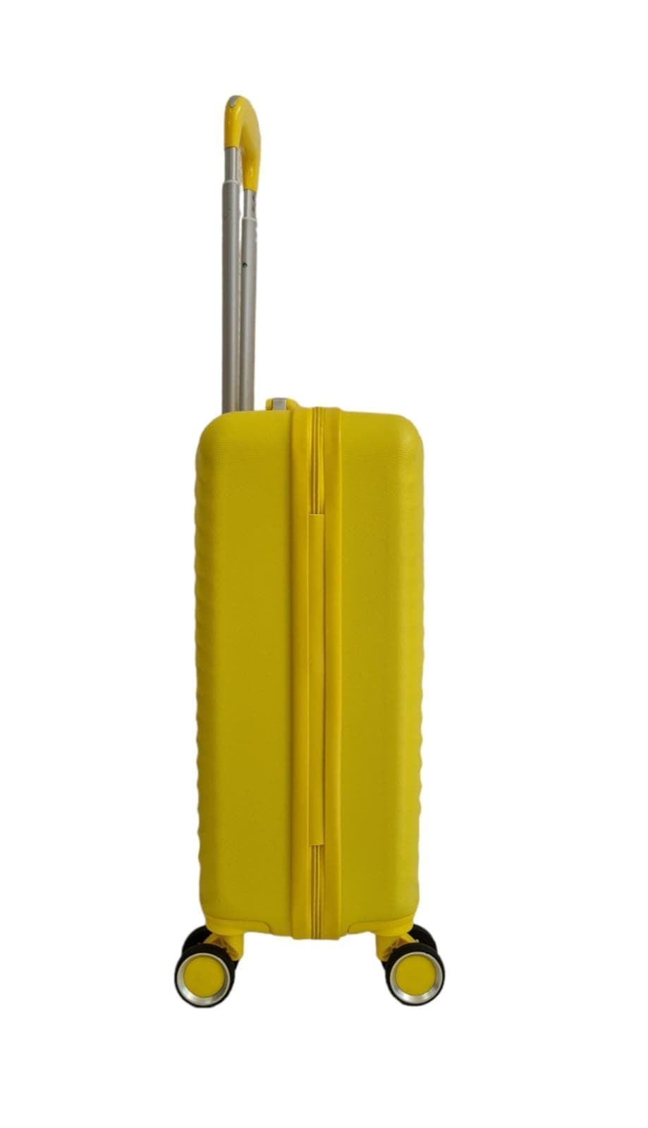 Maleta Rígida Barata 5687 Tamaño cabina Ligera Material ABS Medidas 55x38x20 cms color Amarillo - Imagen 5