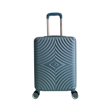 Maleta Rígida Barata 5687 Tamaño cabina Ligera Material ABS Medidas 55x38x20 cms color Azul - Imagen 1