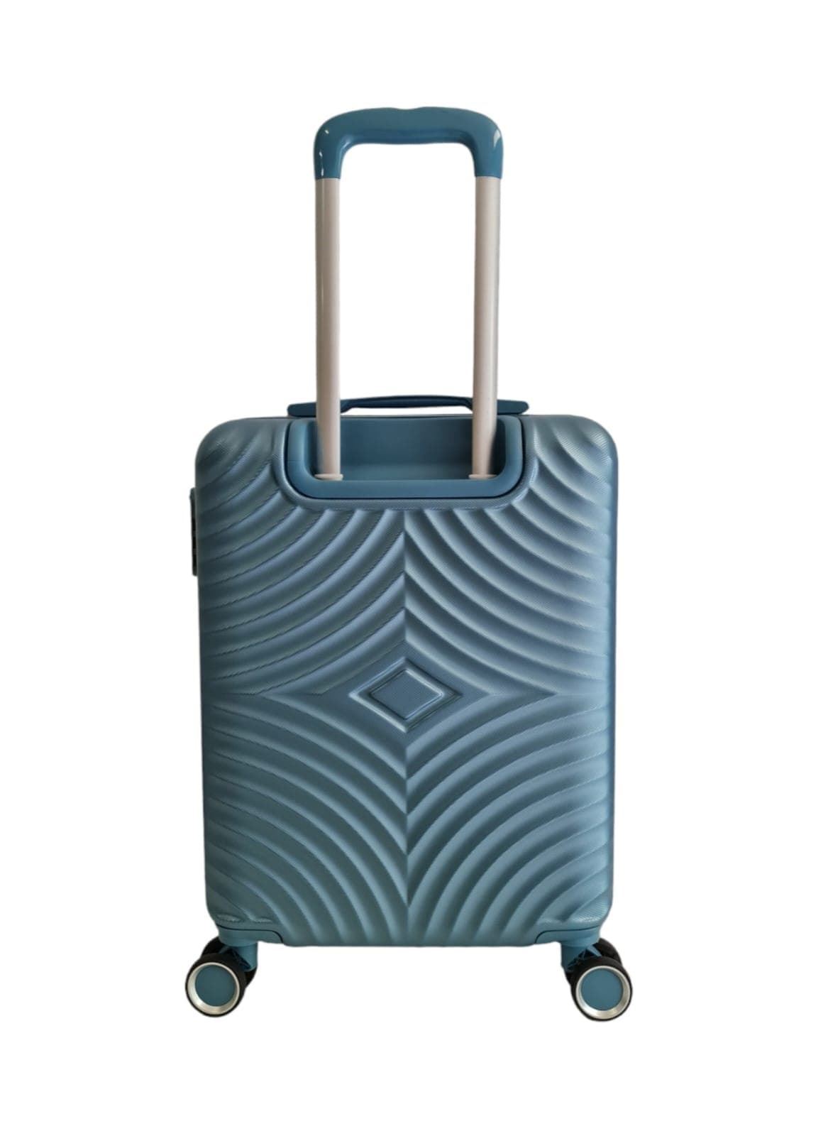 Maleta Rígida Barata 5687 Tamaño cabina Ligera Material ABS Medidas 55x38x20 cms color Azul - Imagen 2