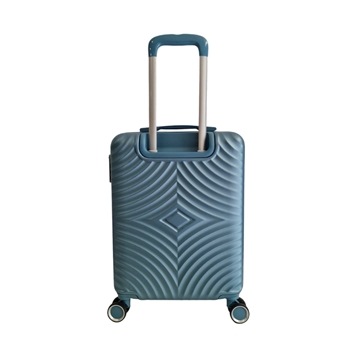 Maleta Rígida Barata 5687 Tamaño cabina Ligera Material ABS Medidas 55x38x20 cms color Azul - Imagen 2