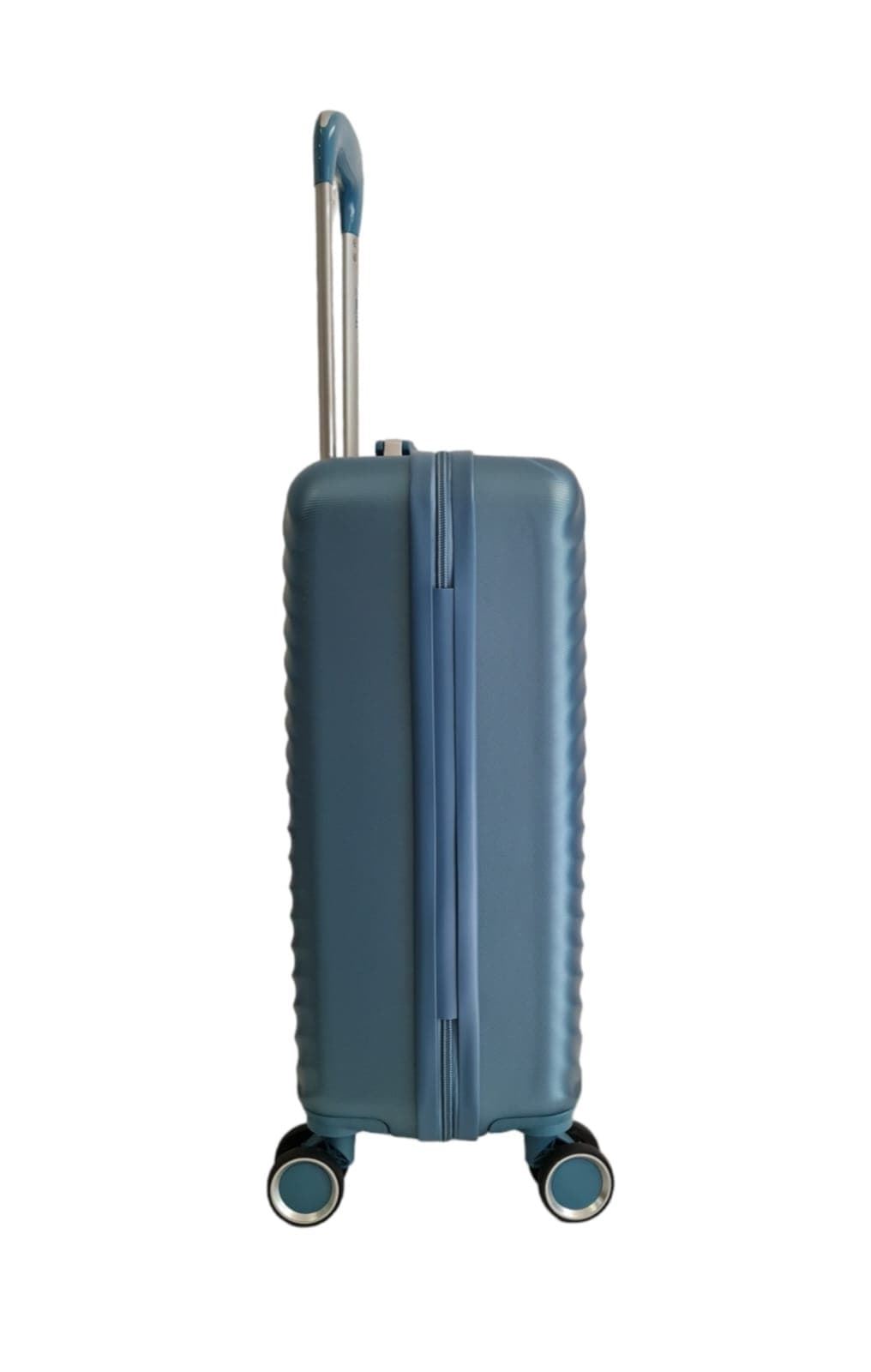 Maleta Rígida Barata 5687 Tamaño cabina Ligera Material ABS Medidas 55x38x20 cms color Azul - Imagen 3