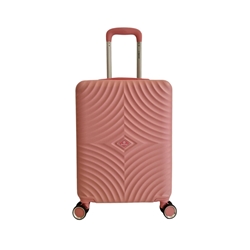 Maleta Rígida Barata 5687 Tamaño cabina Ligera Material ABS Medidas 55x38x20 cms color Rosa - Imagen 1