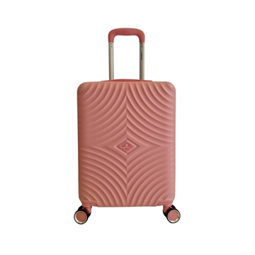 Maleta Rígida Barata 5687 Tamaño cabina Ligera Material ABS Medidas 55x38x20 cms color Rosa - Imagen 1