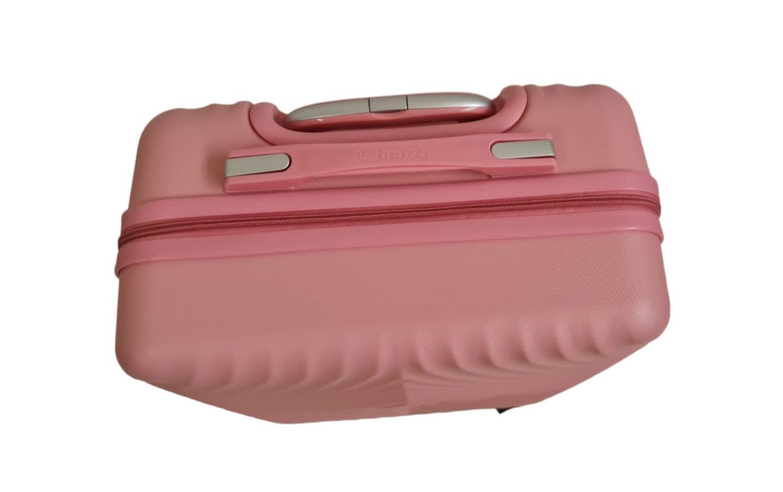 Maleta Rígida Barata 5687 Tamaño cabina Ligera Material ABS Medidas 55x38x20 cms color Rosa - Imagen 7