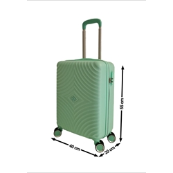 Maleta Rígida Barata 5687 Tamaño cabina Ligera Material ABS Medidas 55x38x20 cms color Verde - Imagen 2