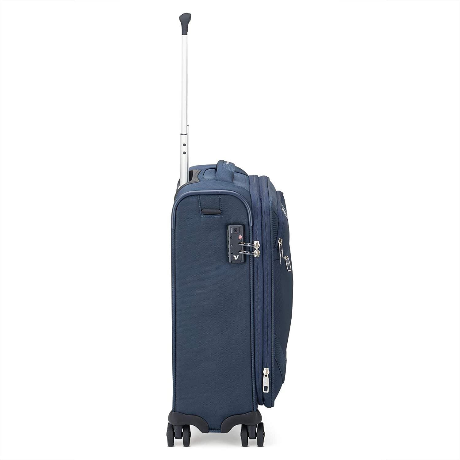 Maleta Roncato Joy Cabina 4 Ruedas Navy Expandible 55X40X20/23 Muy Ligera Y Resistente - Imagen 3