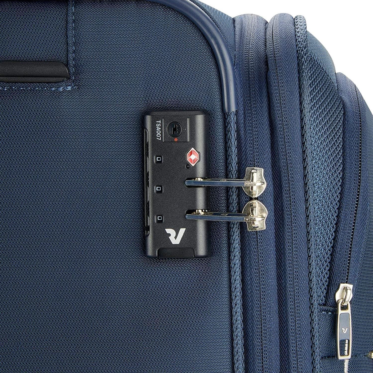 Maleta Roncato Joy Grande Azul Navy Expandible 75X48X29/32 Muy Ligera Y Resistente - Imagen 6