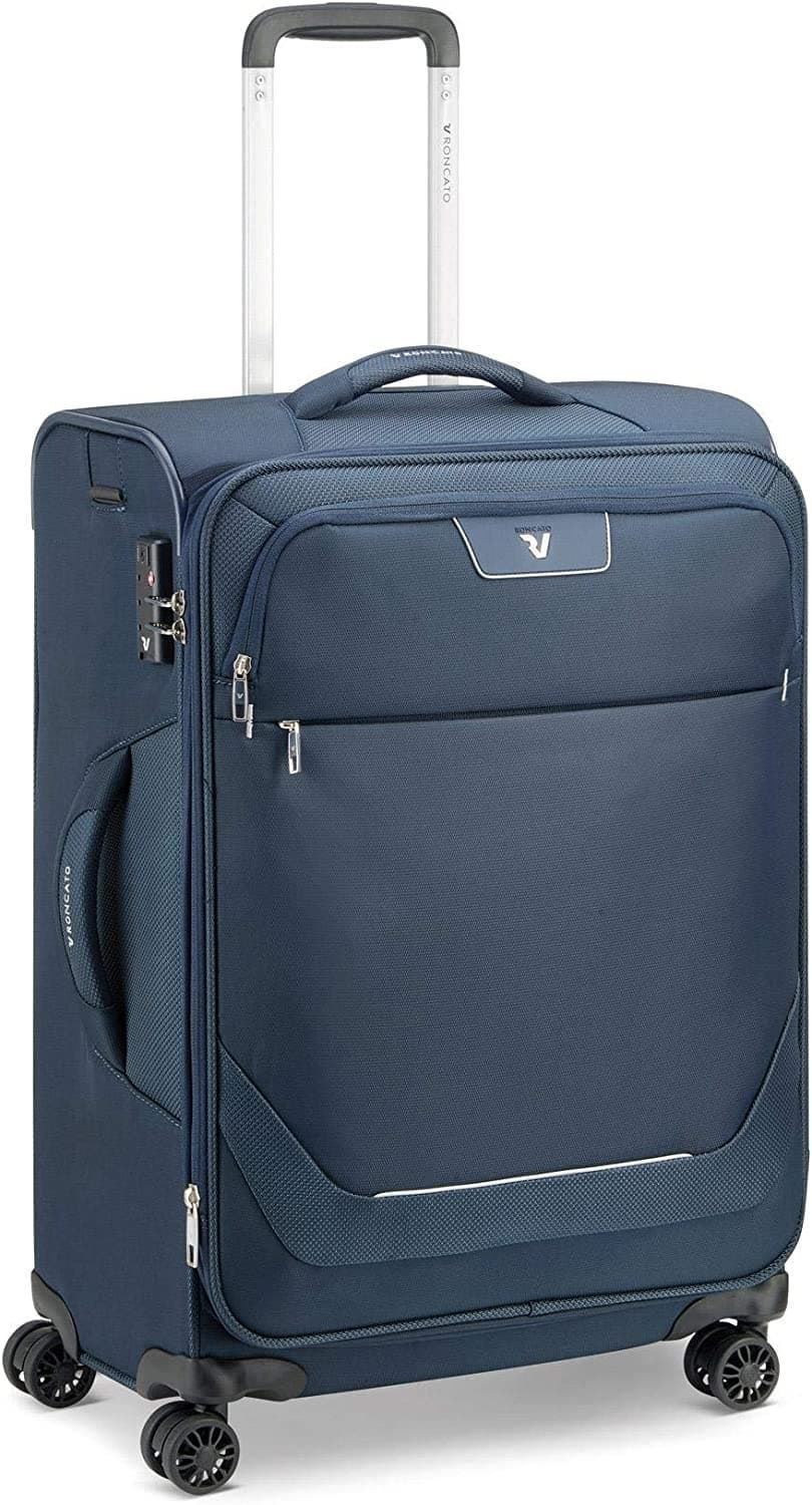 Maleta Roncato Joy Mediana Azul Navy Expandible 63X44X27/31 Muy Ligera Y Resistente - Imagen 1