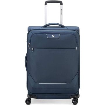 Maleta Roncato Joy Mediana Azul Navy Expandible 63X44X27/31 Muy Ligera Y Resistente - Imagen 2