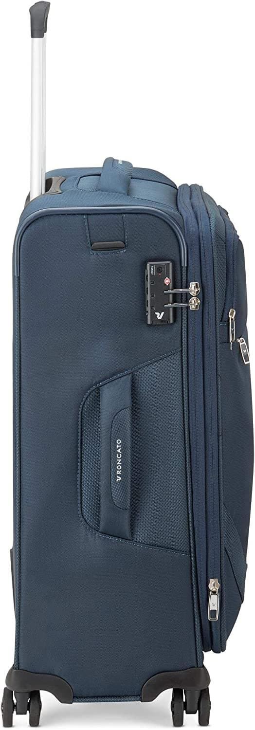 Maleta Roncato Joy Mediana Azul Navy Expandible 63X44X27/31 Muy Ligera Y Resistente - Imagen 3