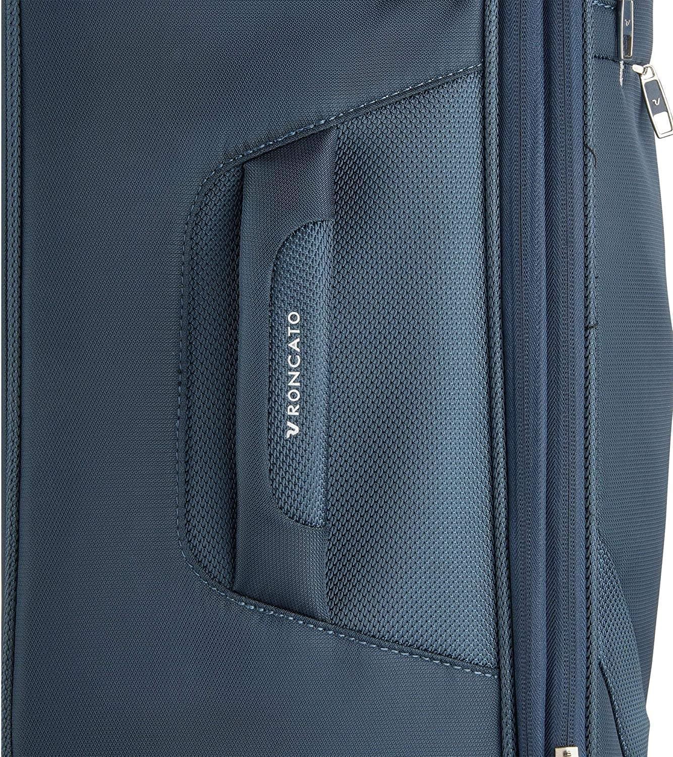 Maleta Roncato Joy Mediana Azul Navy Expandible 63X44X27/31 Muy Ligera Y Resistente - Imagen 7