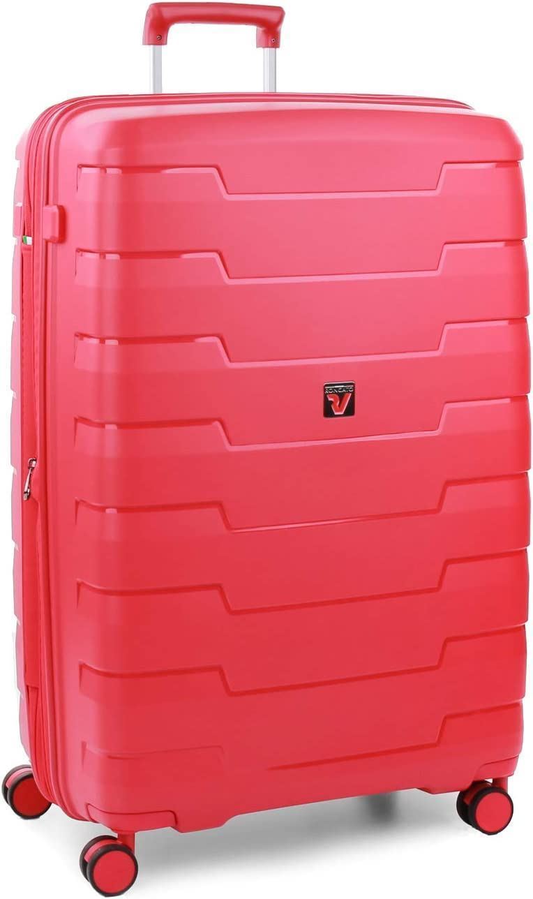 Roncato Maleta Grande Rigida Skyline Expandible color Rojo Garantia 5 años - Imagen 2