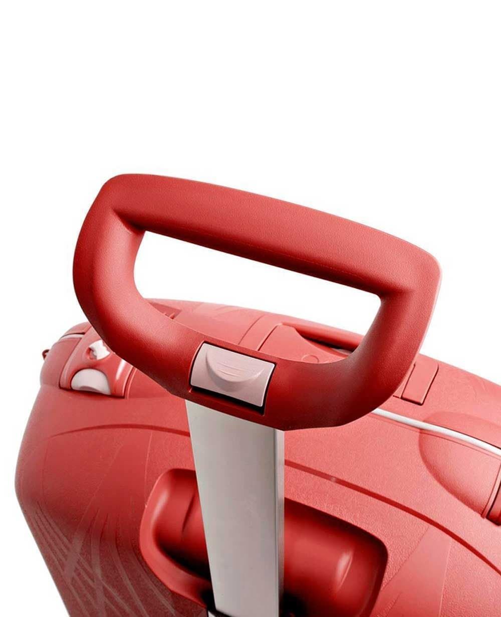 Roncato Maleta Mediana Light 80 litros con Cierre de Anclaje TSA 4 Ruedas Dobles Muy Resistente 10 años de Garantia color Rojo - Imagen 6